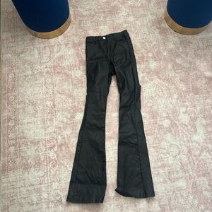 SHEIN Black Boot Cut Flare Pants